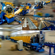 Линия профилирования и перфорации сигма, зетовых профилей толщиной 3-4 мм для металлоконструкций быстровозводимых зданий